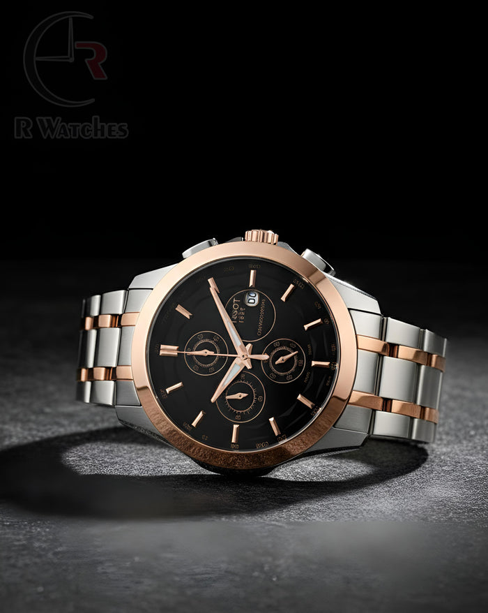 (SS)⭐ Havey Tissot Dual Tone Black Dial