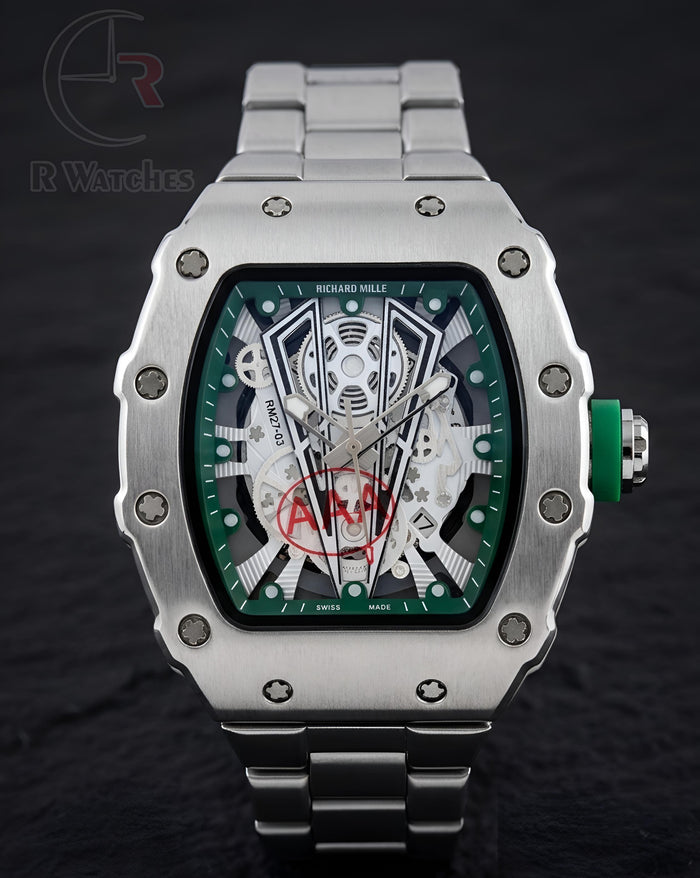 (OS)⭐ RM Machinery Silver Green
