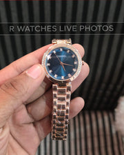 (OS)⭐ Chanel girls rose gold blue dimond
