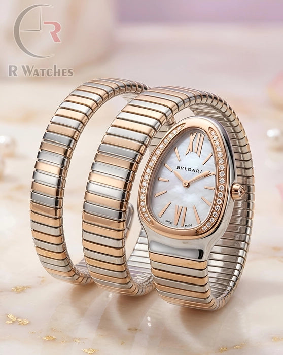 (SS)⭐ Bvlgari Girls Heavy Dual Tone White