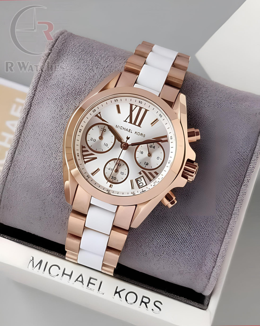 (OS) MK Girls dual tone White