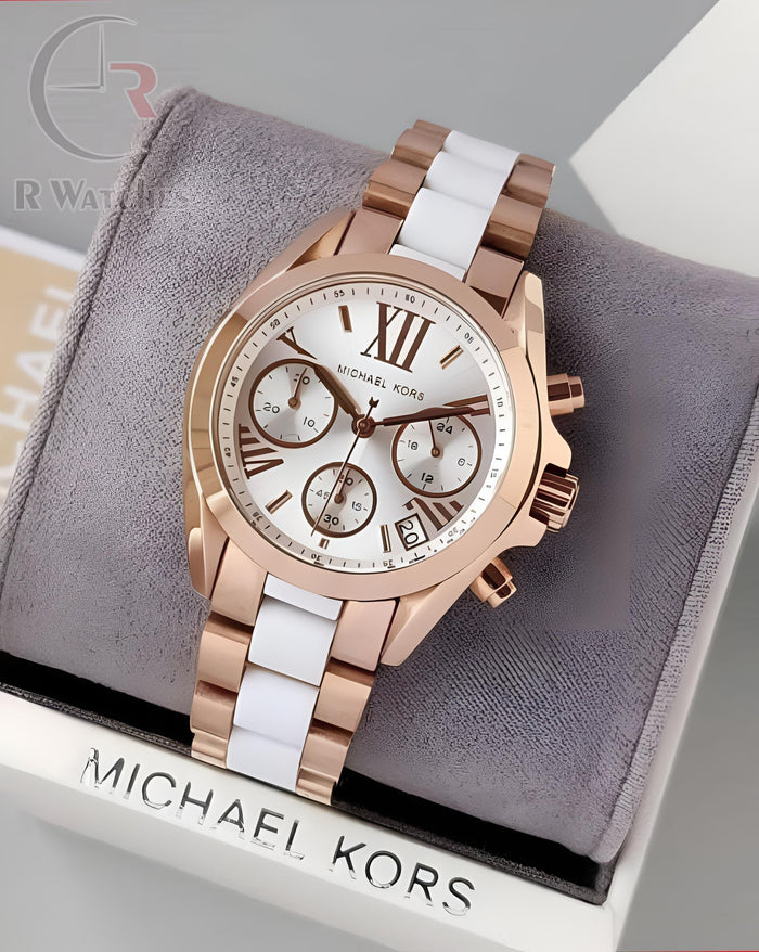 (OS) MK Girls dual tone White