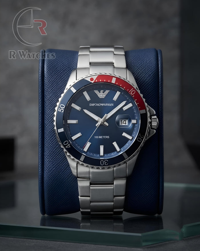 (OS) Armani Silver Blue Red