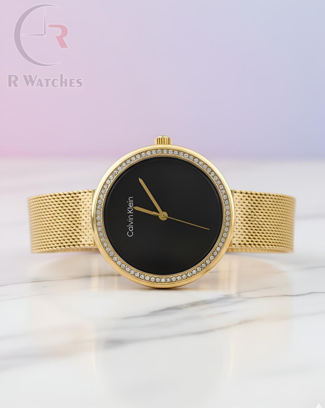 (OS)⭐ Calvin Klein girls' gold Black