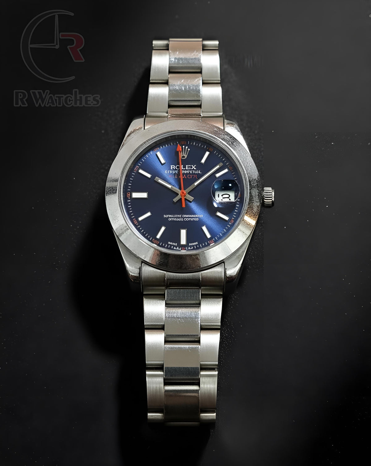 (SS) Rolex Silver Blue Dial