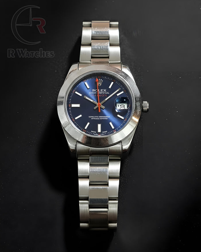 (SS) Rolex Silver Blue Dial
