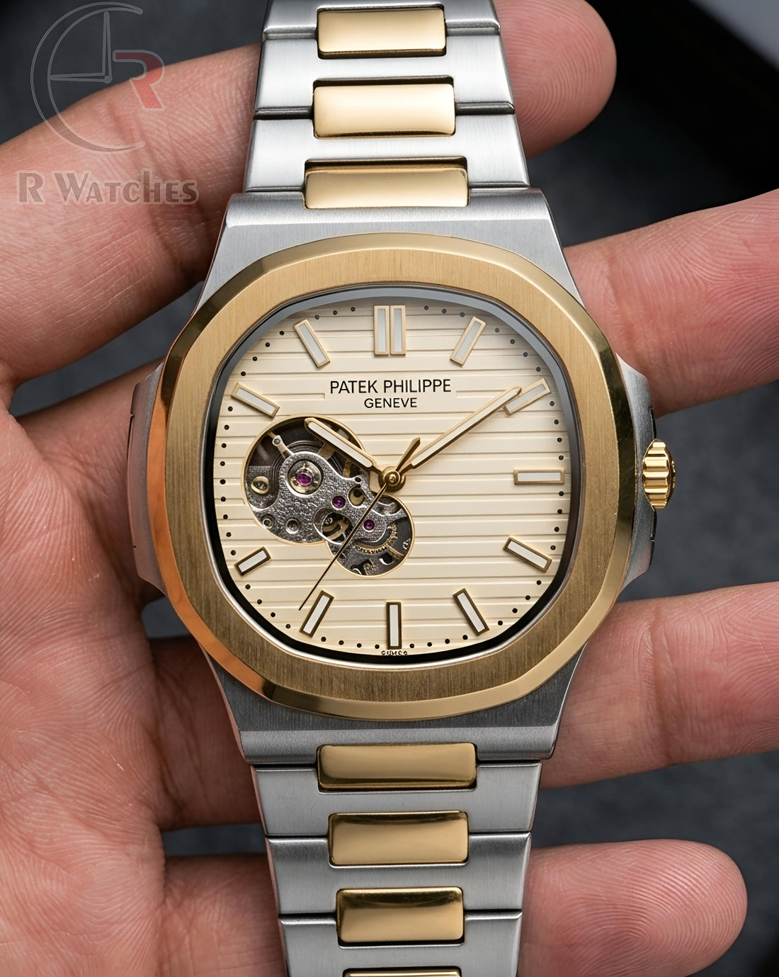 (OS) Patek Philippe automatic dual tone Gold