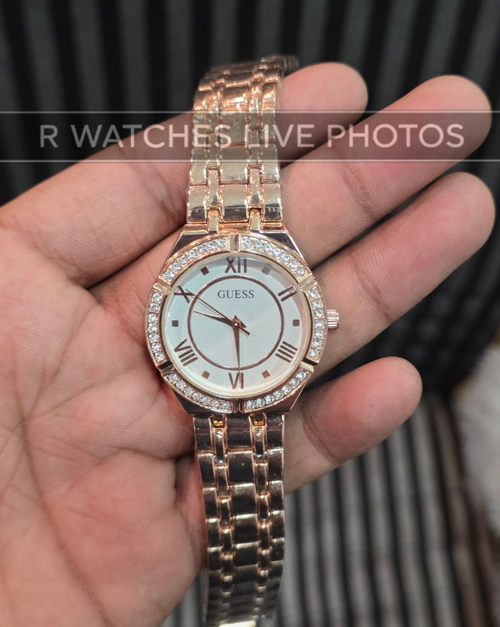 (OS)⭐ Guess girls rose gold white