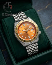 (OS2) Seiko Silver Orange