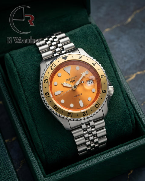(OS2) Seiko Silver Orange