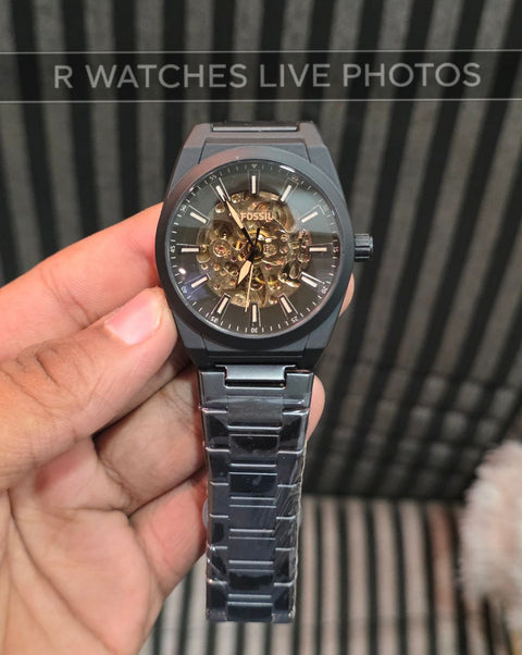 (SS)⭐ Fossil Automatic Metal black