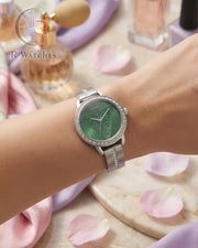 (OS) Guess Girls Silver Green