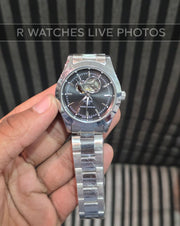 (OS)⭐ Tissot Automatic Metal silver black dial