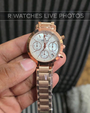 (SS)⭐ Fossil Girls Rose Gold White Dial