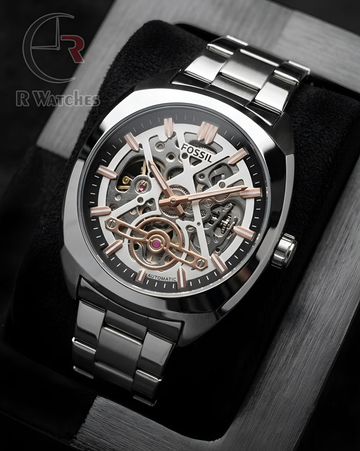 (OS) Fossil Automatic Full Silver