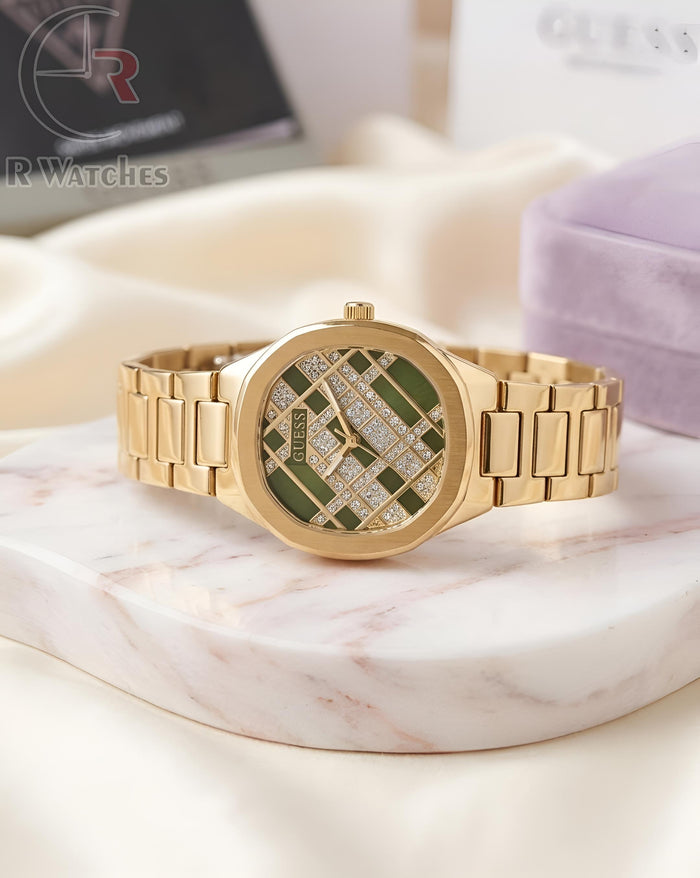 (OS) Guess Girls Gold Green