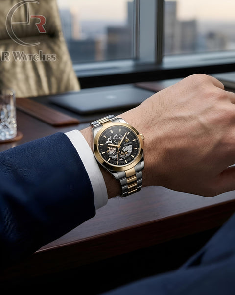 (OS) Rolex Automatic Dual Tone Black