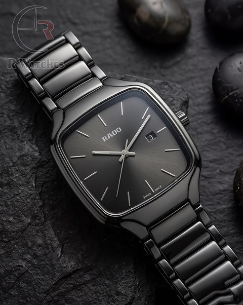 (OS2)⭐ Rado Full Black Dial