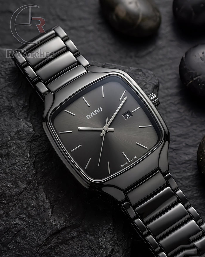 (OS2)⭐ Rado Full Black Dial