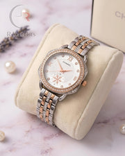 (OS) Chanel Girls Diamond Rose Gold White