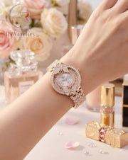 (OS) Dior Girls Diamond White Rose Gold