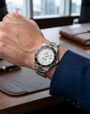 (OS2) Rolex Rajwadi Silver White