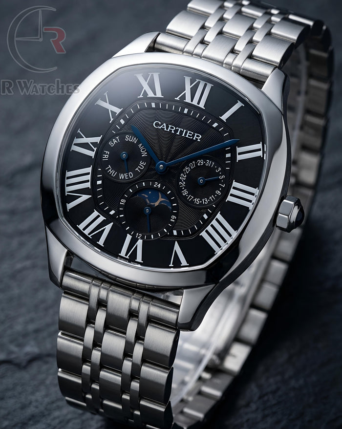 (OS2)⭐ Cartier new silver Black