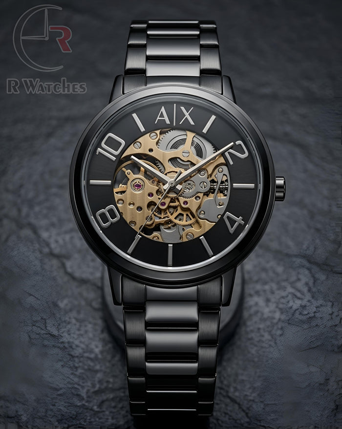 (SS) AX Automatic metal black