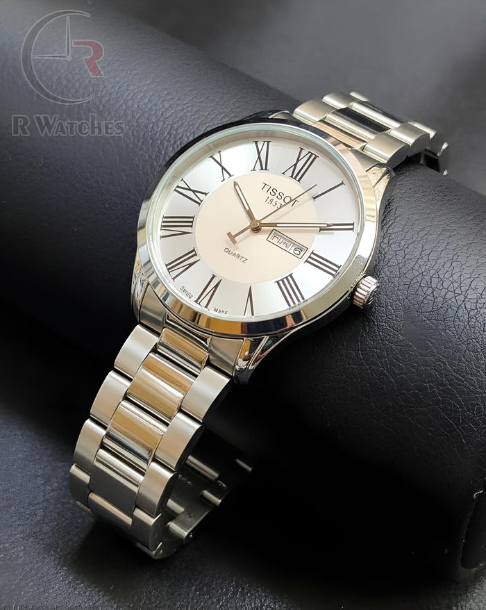 (SS) Tissot new silver white