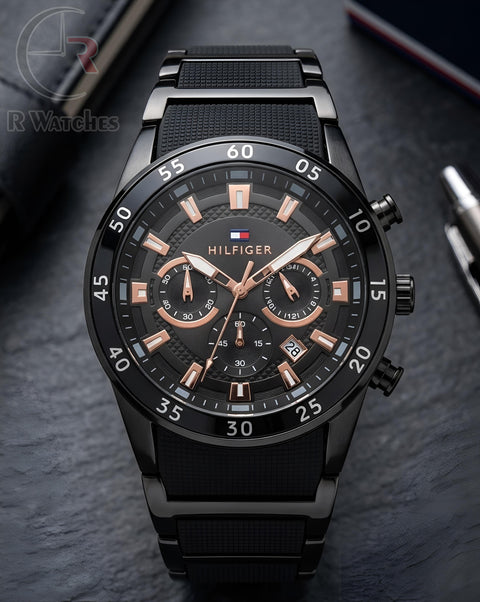 (SS)⭐ Tommy new full black rose gold
