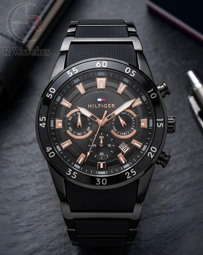 (SS)⭐ Tommy new full black rose gold