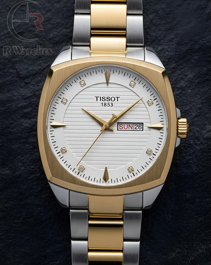 (SS) Tissot dual tone White