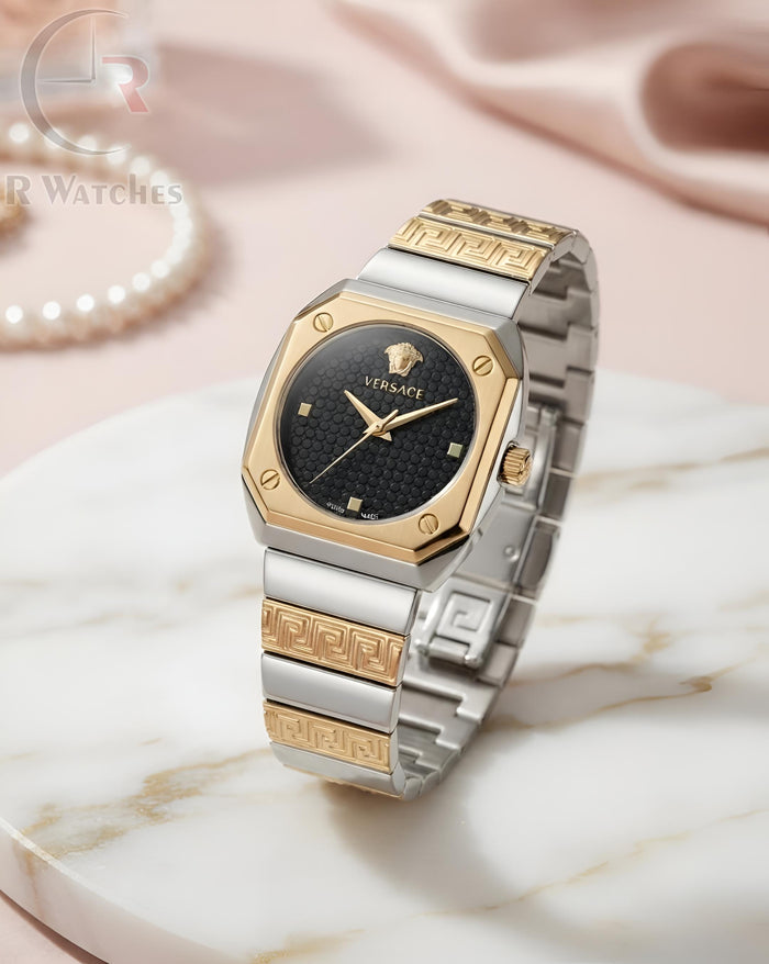(OS) Versace Girls Dual Tone Black