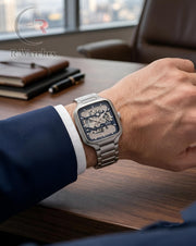 (SS) Rado Machinery Silver Blue