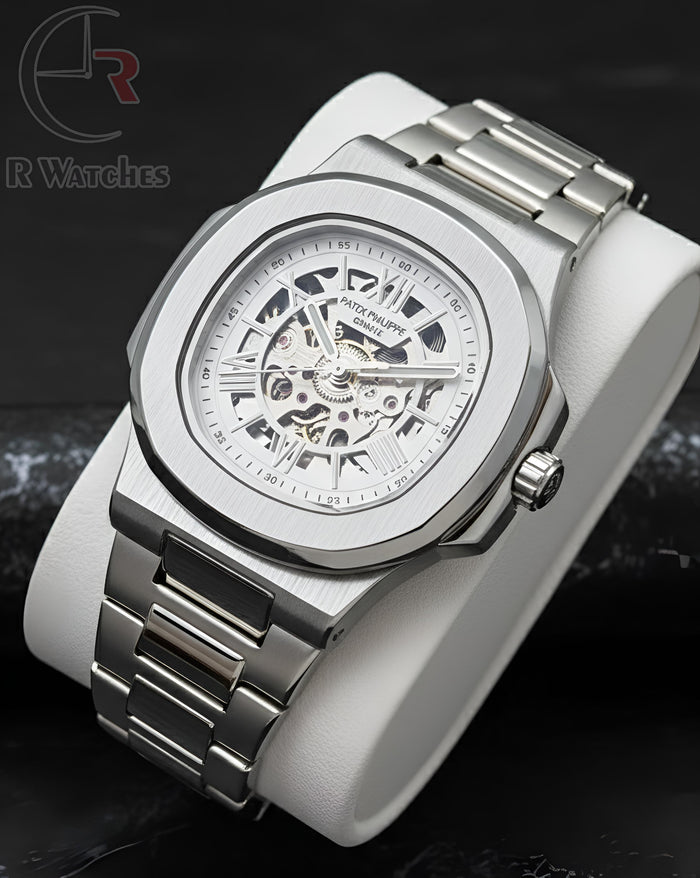 (OS2) Patek Philippe automatic silver white
