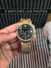 (SS)⭐ Armani Gold Black Dial