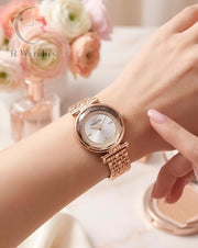 (SS) Swarovski Girls Diamond Rose Gold White