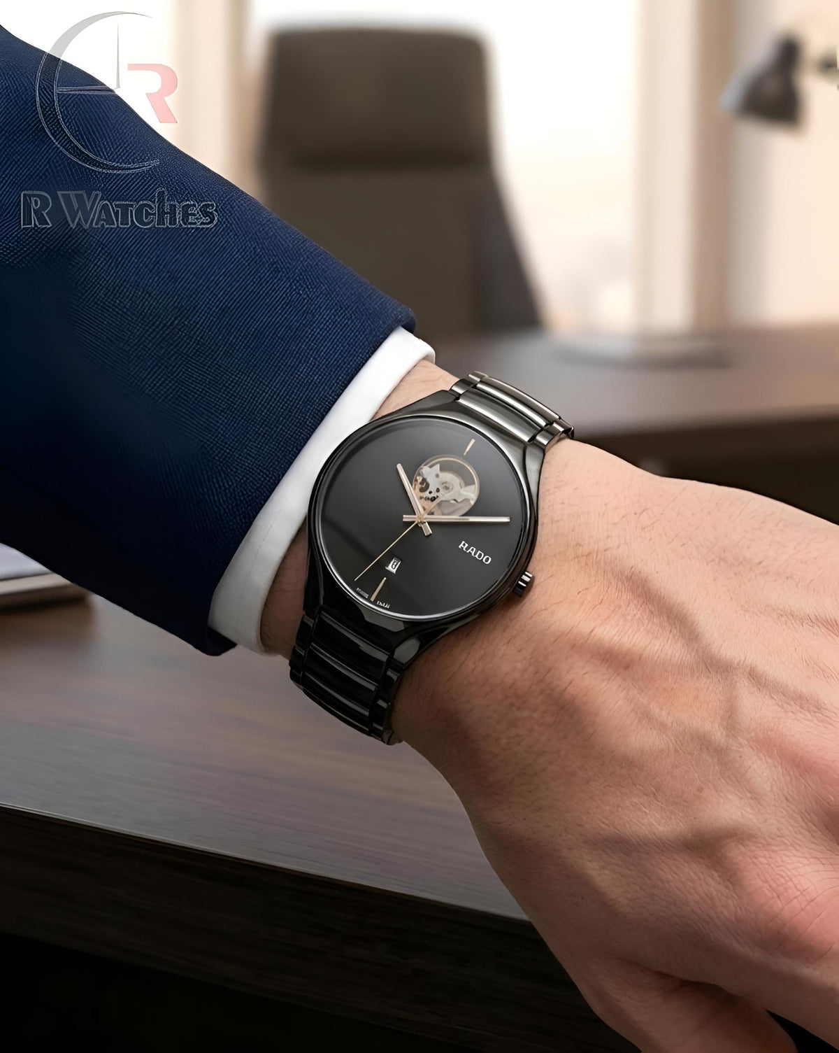 (OS2)⭐ Rado Machinery Black Metal