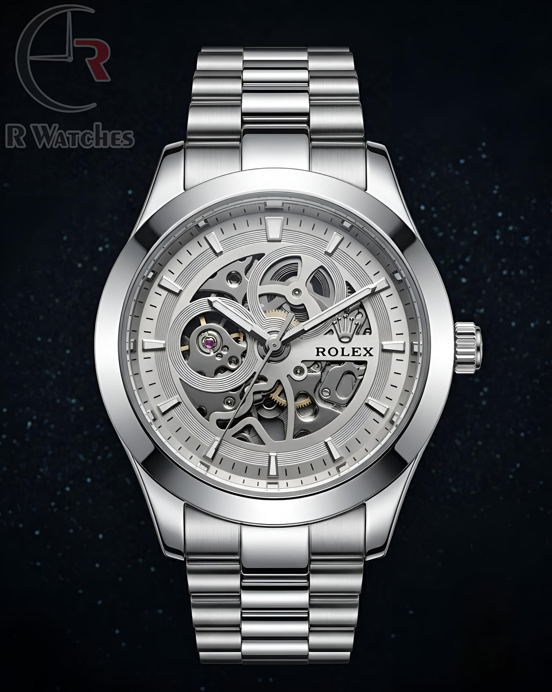 (OS) Rolex Automatic Full Silver