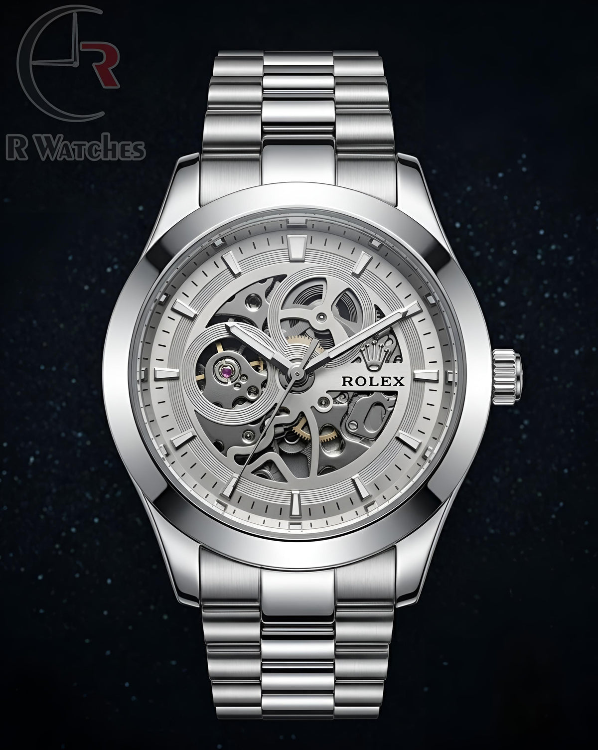 (OS) Rolex Automatic Full Silver