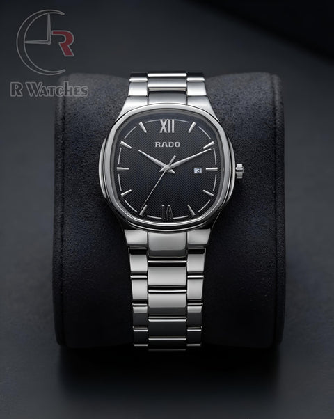 (OS2) Rado Square Silver Black