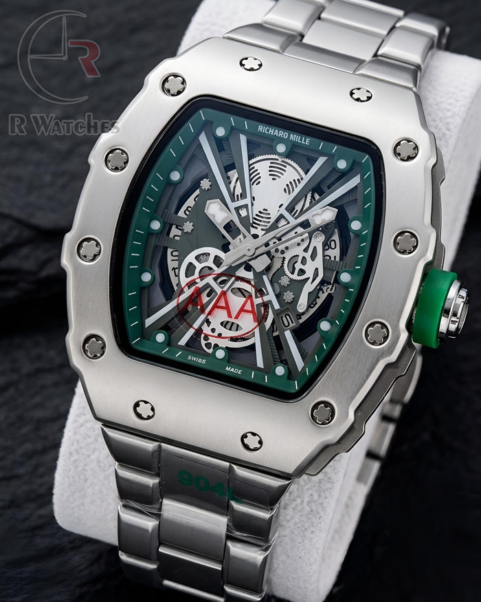 (OS2)⭐ RM Machinery Silver Green