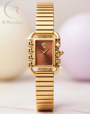 (OS) Versace girls Gold brown