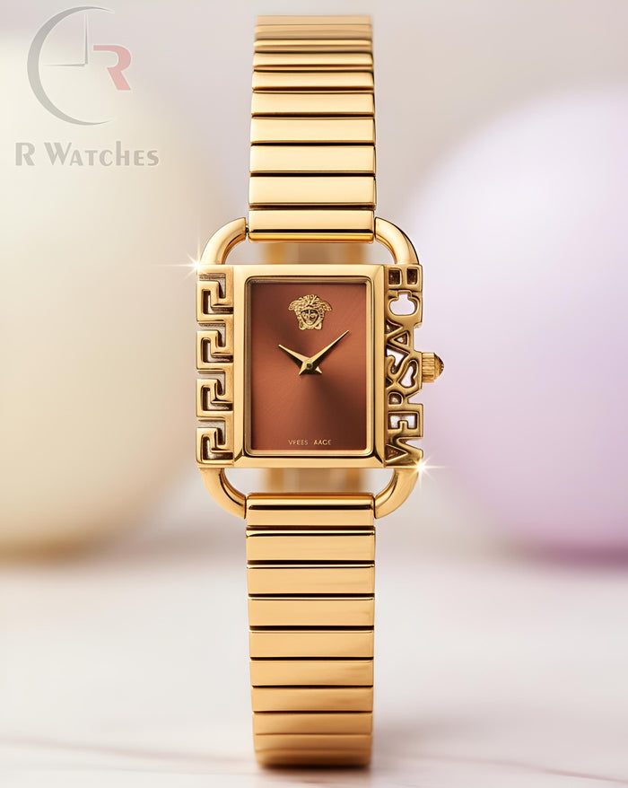 (OS) Versace girls Gold brown