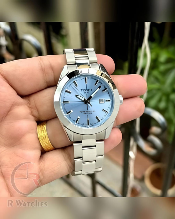 (OS) Tissot Powermatic Silver blue