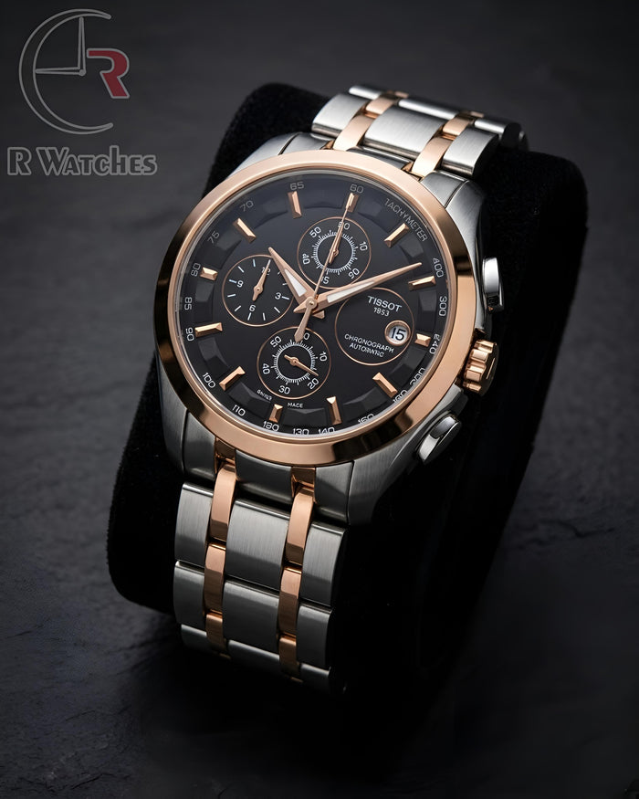 (OS21)⭐ Tissot dual tone black