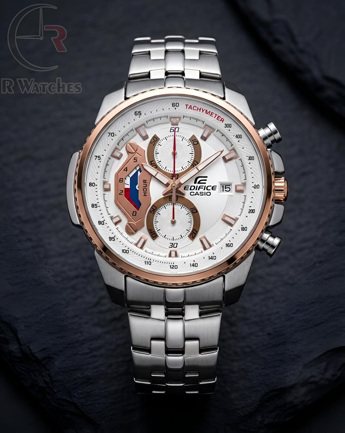 (OS) Edifice Rose Gold White