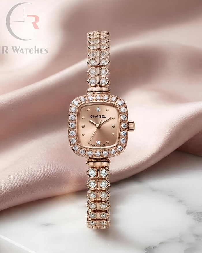 (OS) Chanel Girls Diamond Full Rose Gold