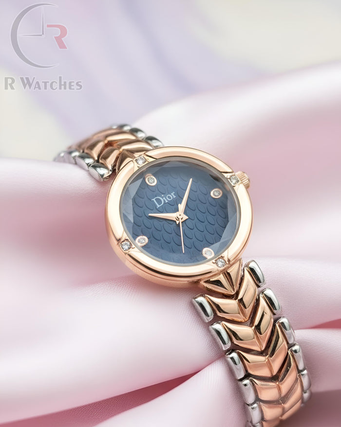 (OS)⭐ Dior girls rose gold blue