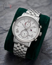(OS) Tommy Hilfiger Silver White